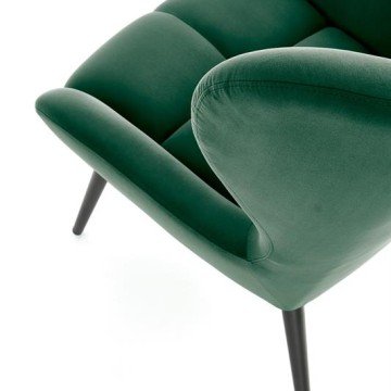 Фото1.Кресло Halmar TYRION Темно-зеленый